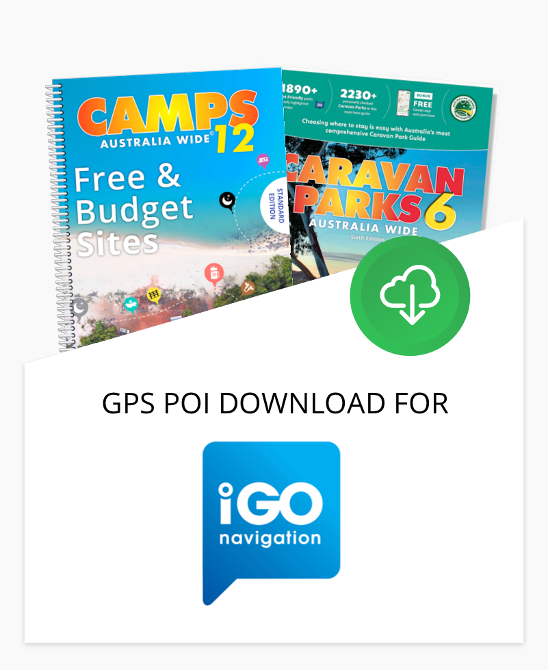 CAMPS Australia Wide Premium POIs for GPSs using iGo Software
