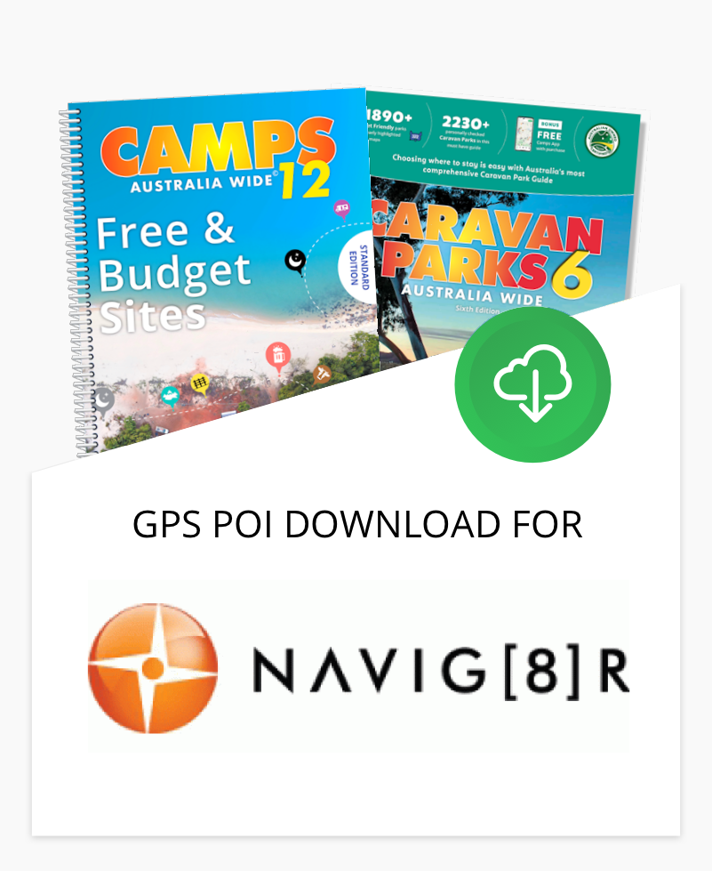 CAMPS Australia Wide Premium POIs for Navig8r GPSs