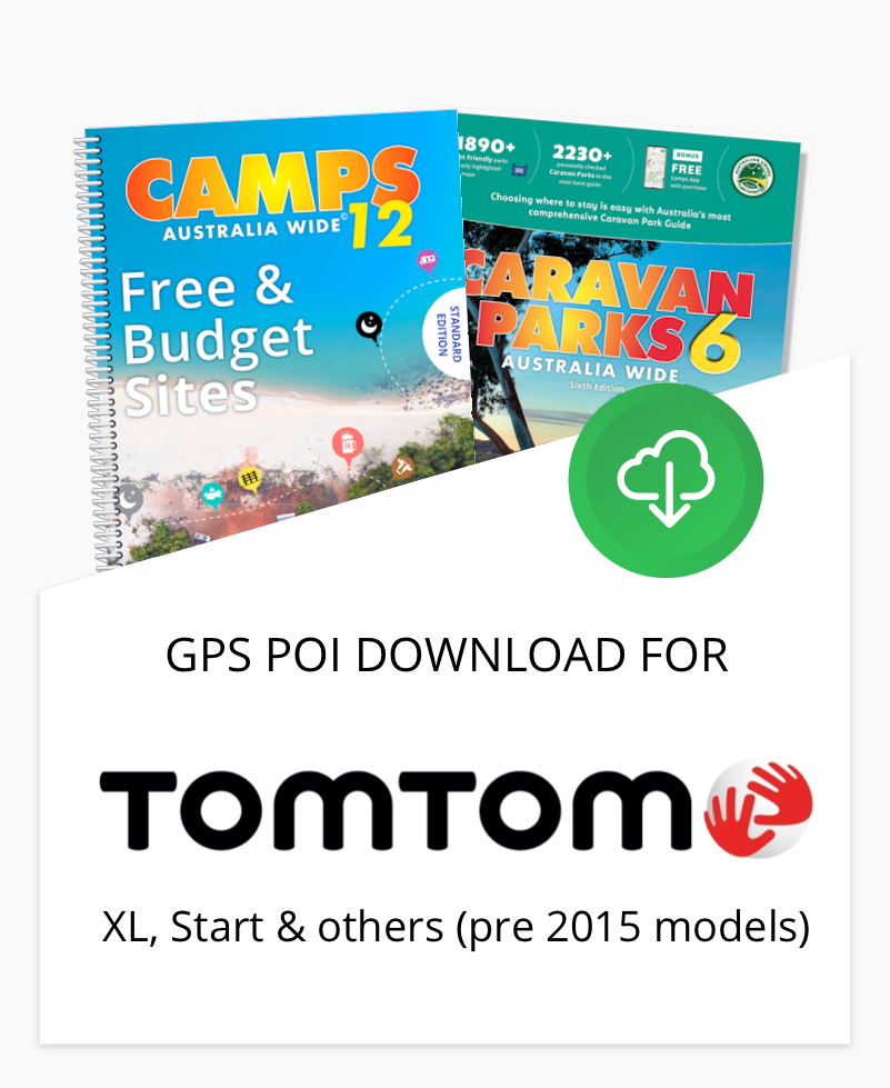 CAMPS Australia Wide Premium POIs for TomTom - XL's, Start & others (pre 2015 models)