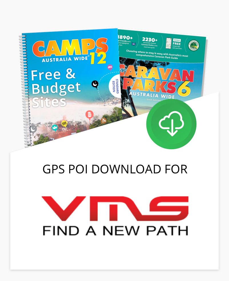 CAMPS Australia Wide Premium POIs for VMS GPS's with iGo