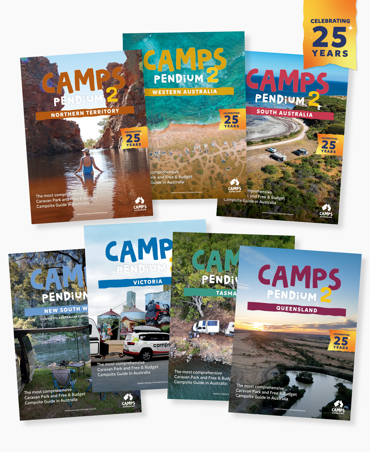 New 2026 CAMPS Pendium 2: Boxed Set of 7 State Camping Guides