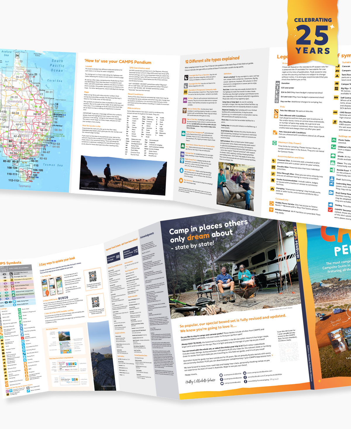 New 2026 CAMPS Pendium 2: Boxed Set of 7 State Camping Guides