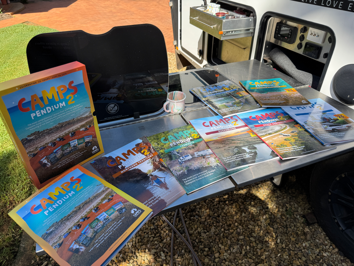 New 2026 CAMPS Pendium 2: Boxed Set of 7 State Camping Guides