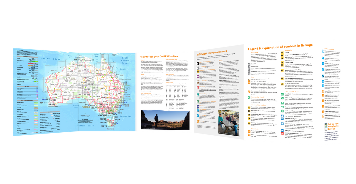 Preorder the New 2026 CAMPS Pendium 2: Boxed Set of 7 handy State Camping Guides