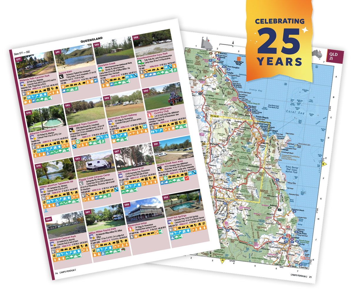 Preorder the New 2026 CAMPS Pendium 2: Boxed Set of 7 handy State Camping Guides