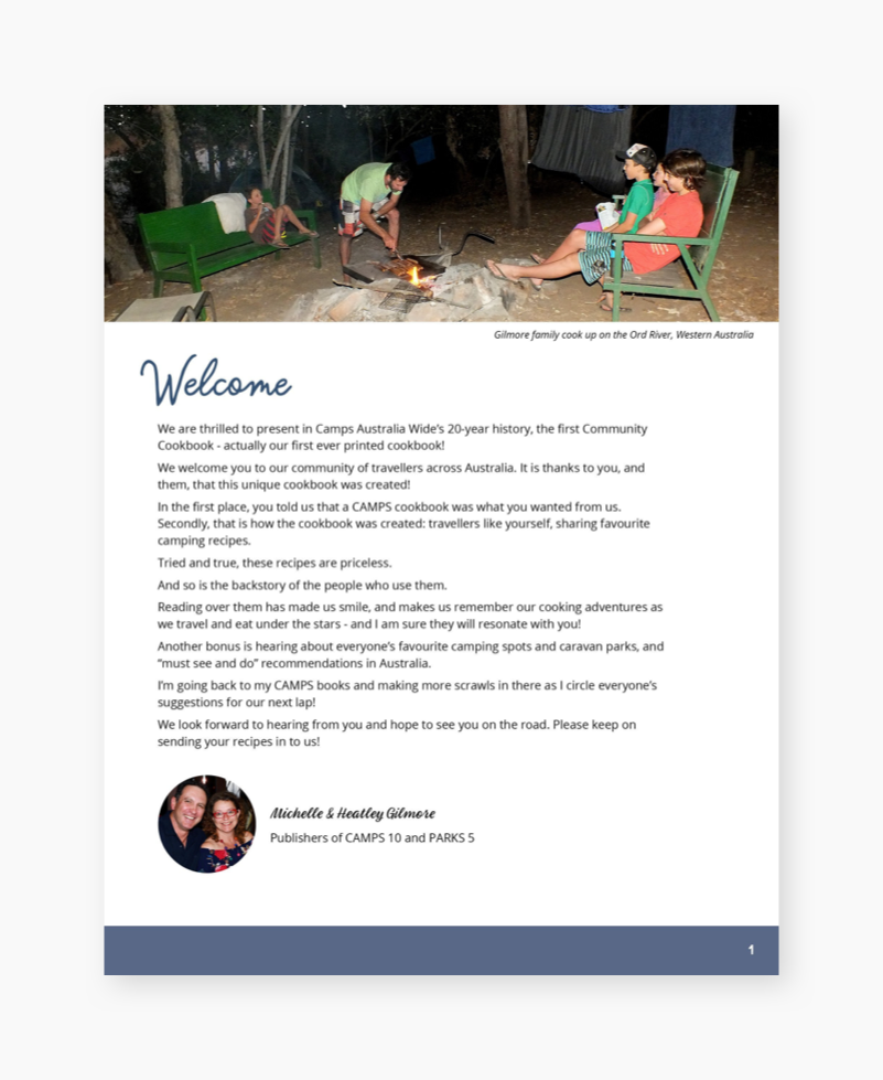 CAMPS Community Cook Book