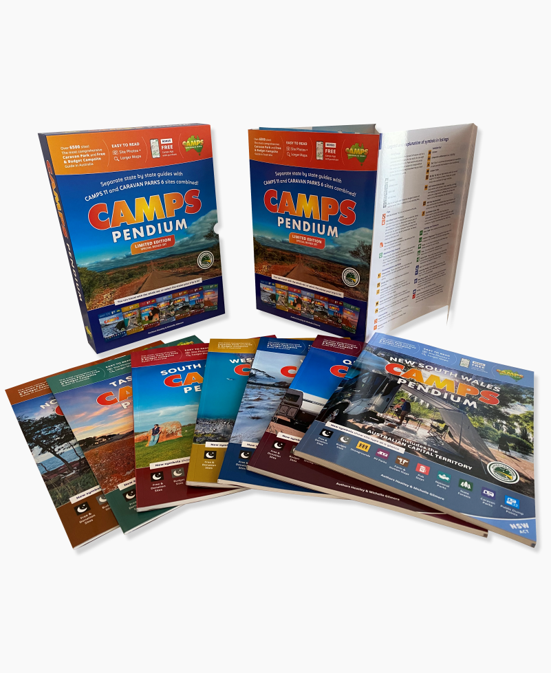 CAMPSPendium: Boxed Set of 7 handy State Guides
